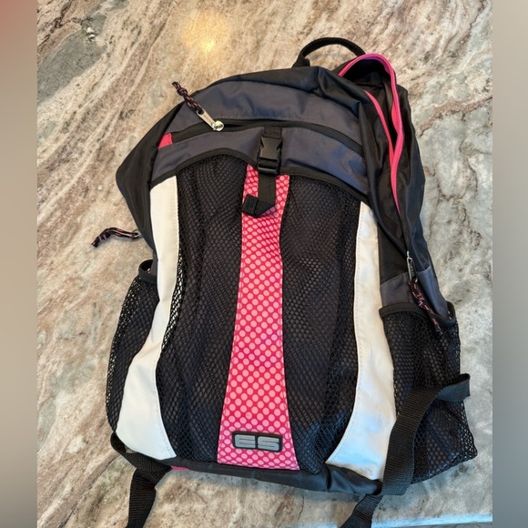 Other - MAKE AN OFFER! 

Black and Pink Backpack with Mesh Pockets